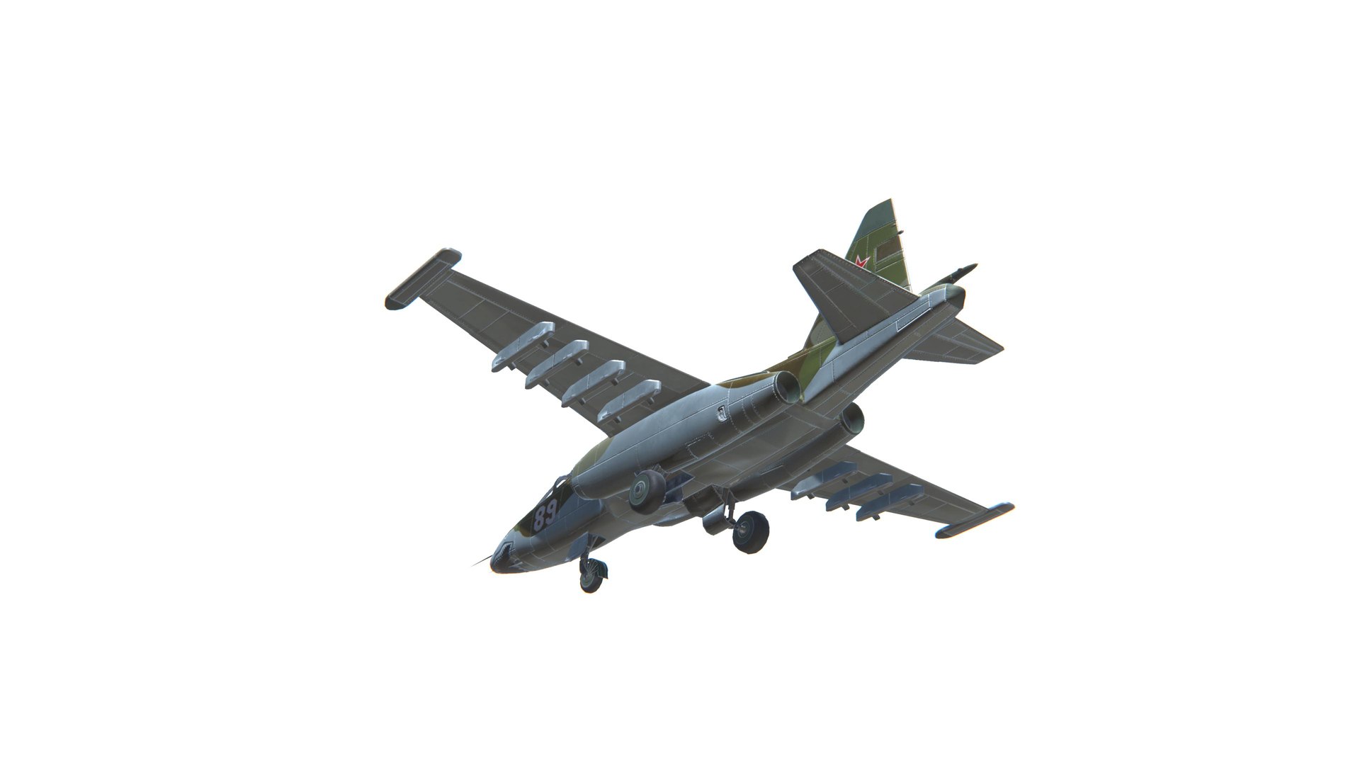 3D model SU-25 Frogfoot Jet Fighter Aircraft Low-poly 3D model https://p.turbosquid.com/ts-thumb/ia/MWoKvd/sd/screenshot88/jpg/1634152159/1920x1080/fit_q87/566dfc0872ecee45d9046c2c07f46c3b91b06a88/screenshot88.jpg