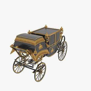 Baroque Carriage 3D model