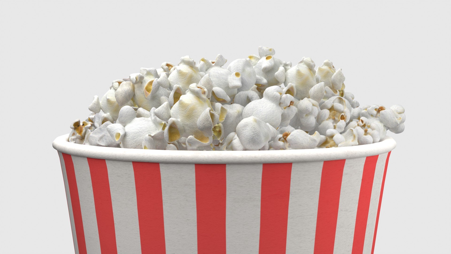 Popcorn Box 2 3D Model - TurboSquid 2387851