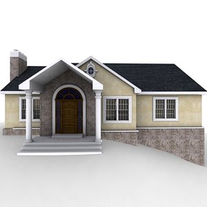 fully house 3d model