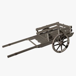 Medieval cart 3D