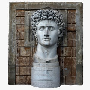 caesar augustus statue 3D model