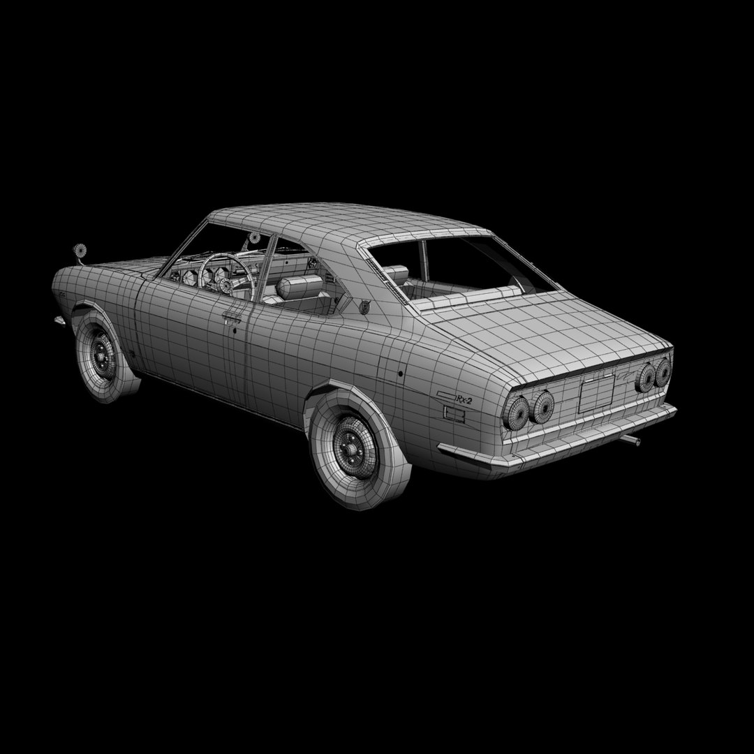 1971 Mazda Rx2 Coupe 3d Model Turbosquid 1650133