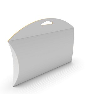 Pillow Pack Packaging Box with Hanger Hole