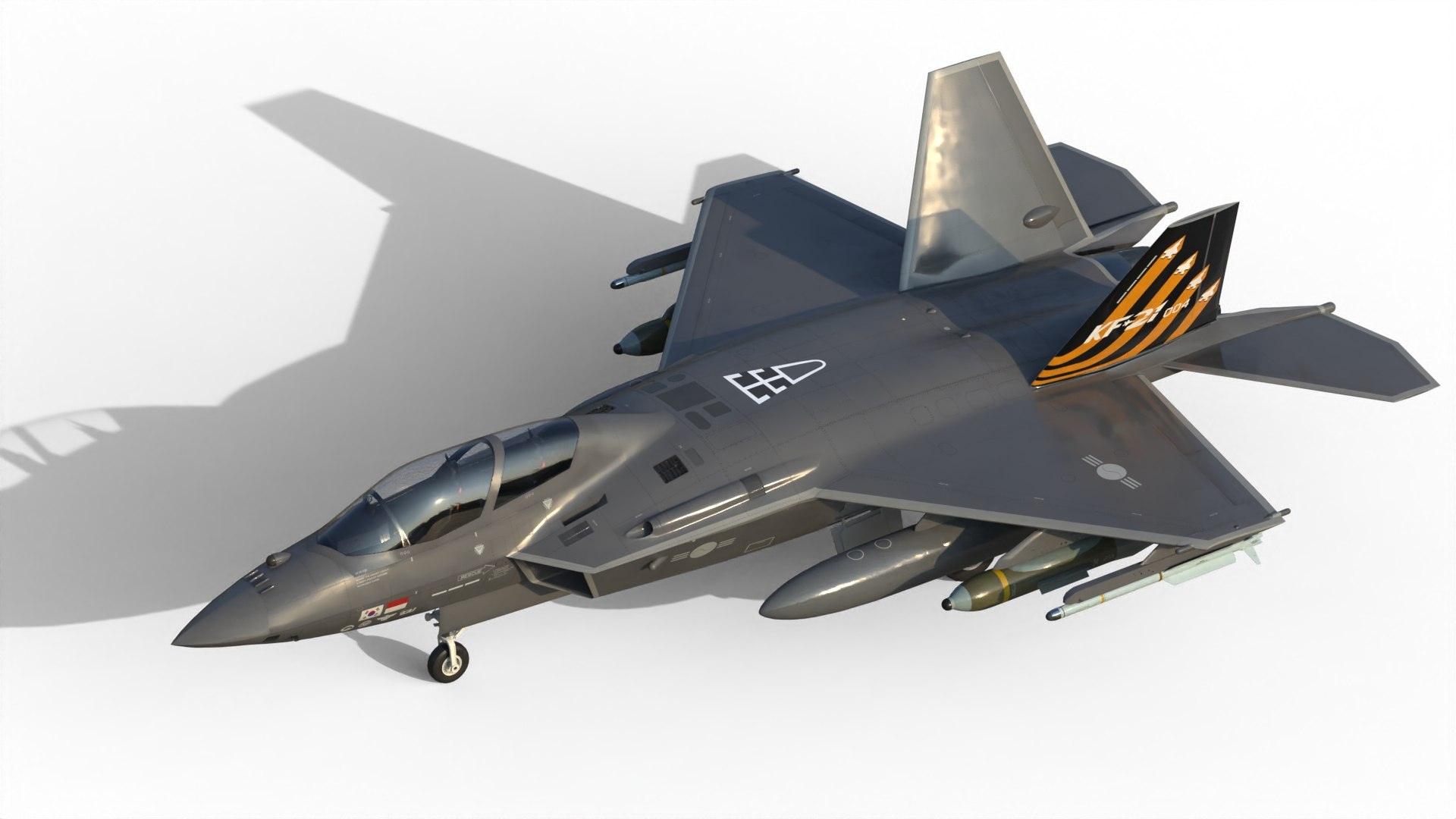 KAI KF-21 Boramae 3D model https://p.turbosquid.com/ts-thumb/ia/Sj4uMX/Qs/5/jpg/1751108719/1920x1080/fit_q87/12b2a816535b6d4a413a885739815efde3931c7b/5.jpg