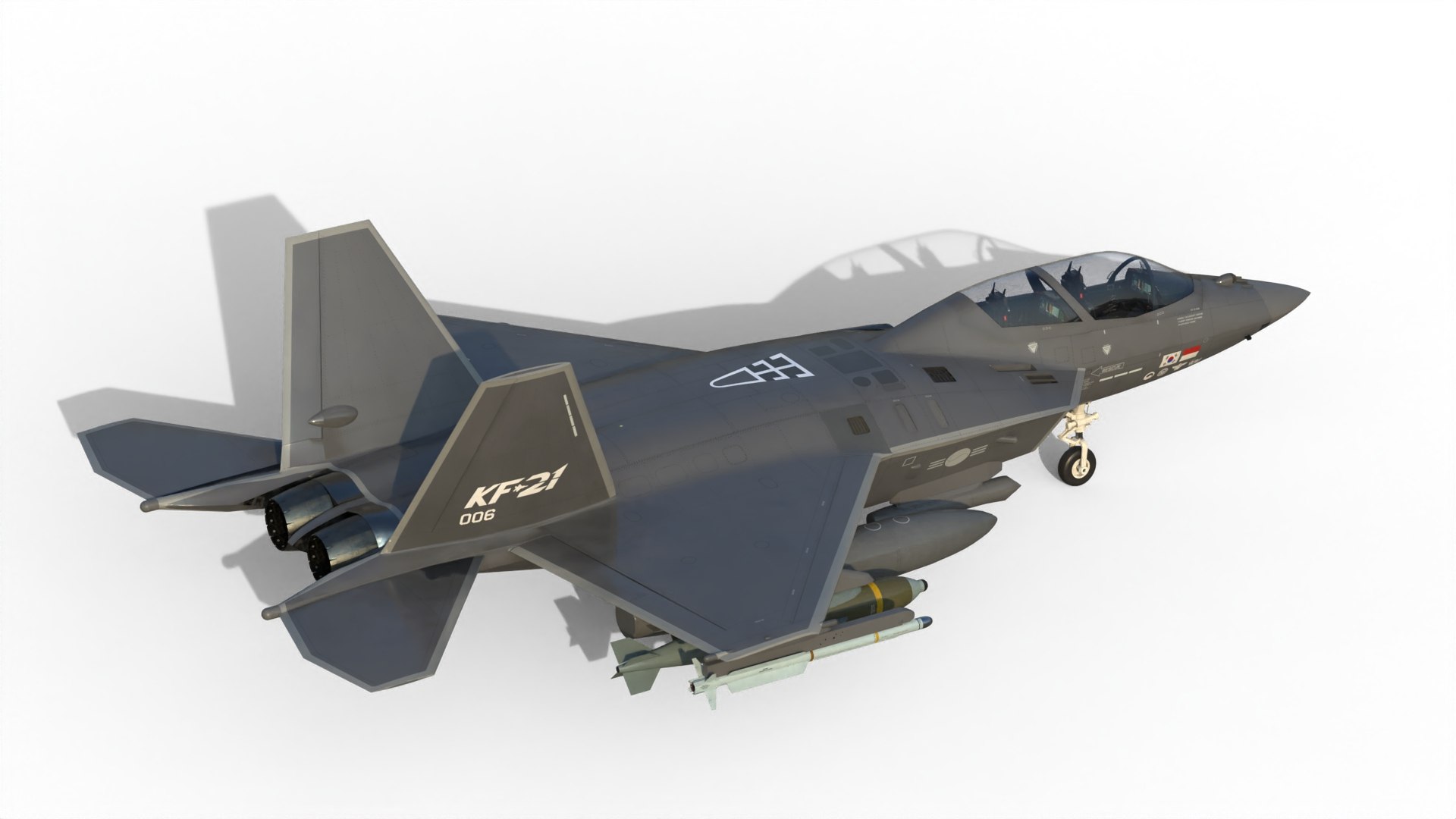 KAI KF-21 Boramae 3D model https://p.turbosquid.com/ts-thumb/ia/Sj4uMX/gq/10/jpg/1751108721/1920x1080/fit_q87/b42bdf07a5063e637e89b1687fa61de28ef4bd4f/10.jpg