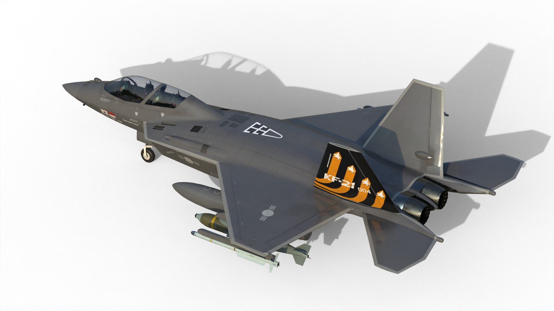 KAI KF-21 Boramae 3D model https://p.turbosquid.com/ts-thumb/ia/Sj4uMX/nf/3/jpg/1751108719/1920x1080/fit_q87/bdeb506e478d1b19a6d8c91504e40fe6c06c97b7/3.jpg