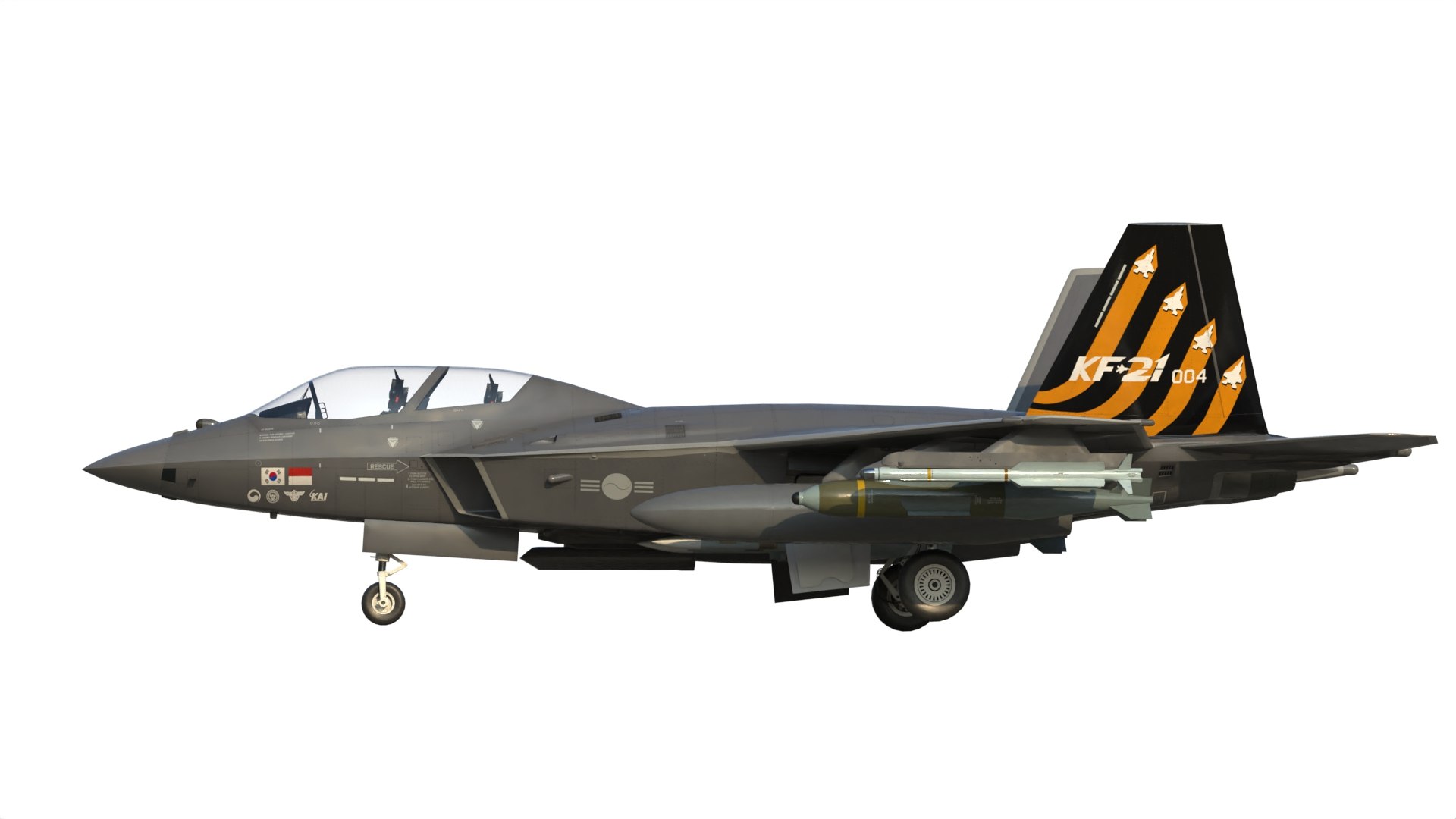 KAI KF-21 Boramae 3D model https://p.turbosquid.com/ts-thumb/ia/Sj4uMX/vD/7/jpg/1751108719/1920x1080/fit_q87/8971db9969a4a4a24d3ae73b329b7c89201ed27f/7.jpg