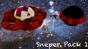 Spaceships Sneper Pack 1