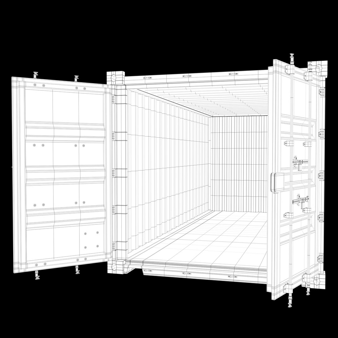 Industrial container 3D model - TurboSquid 1643247