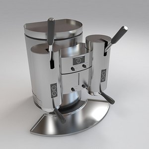 manual coffee maker 3d max