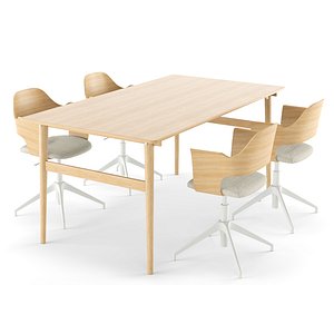 3D table chair ikea -