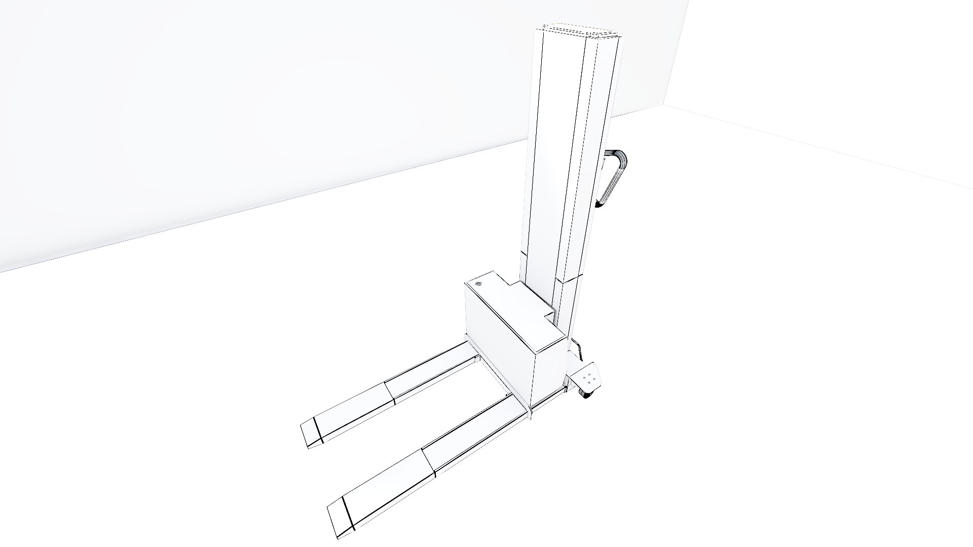 Electric powered pallet jack 3d model turbosquid 2223765