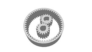 internal gear pair  drive print pack 2 3D