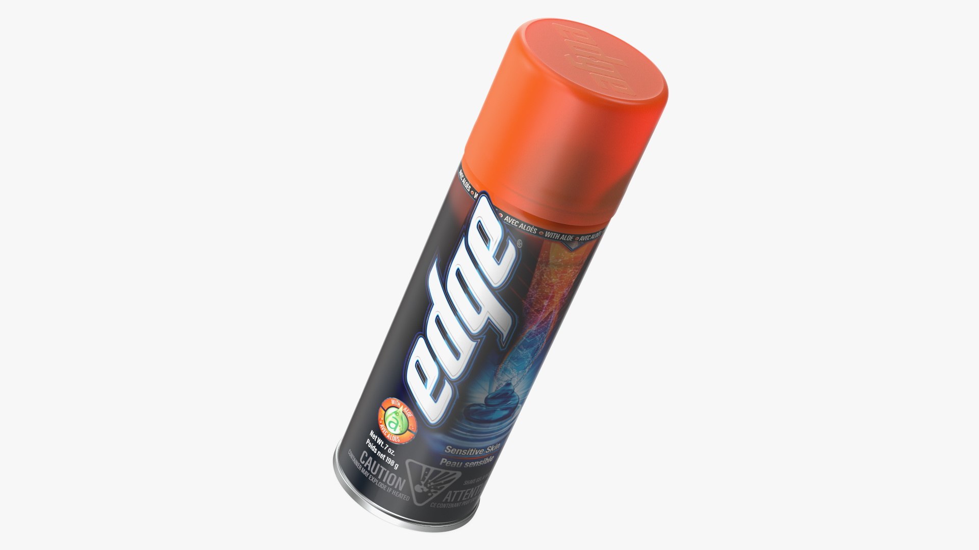 Shaving Cream Edge 3D model preview