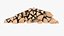 Holzscheite Haufen mit PBR 4K 8K