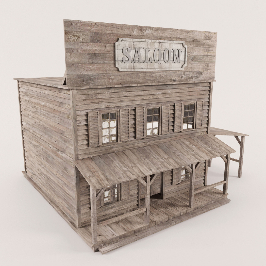 saloon 3d max