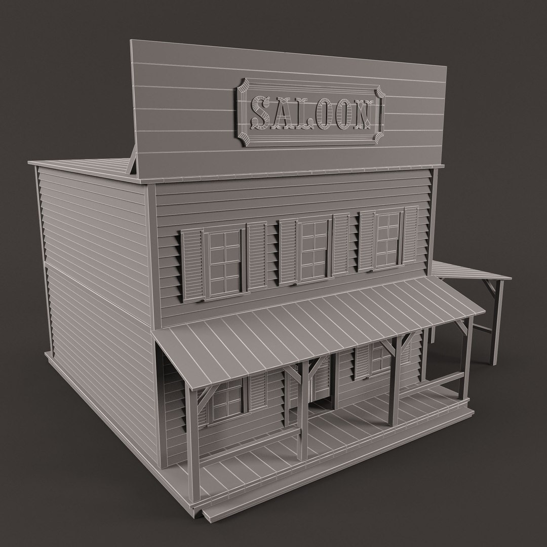 Saloon 3d Max