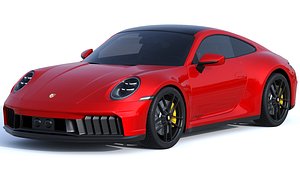 3D Porsche 911 Carrera 4 GTS 2025 model