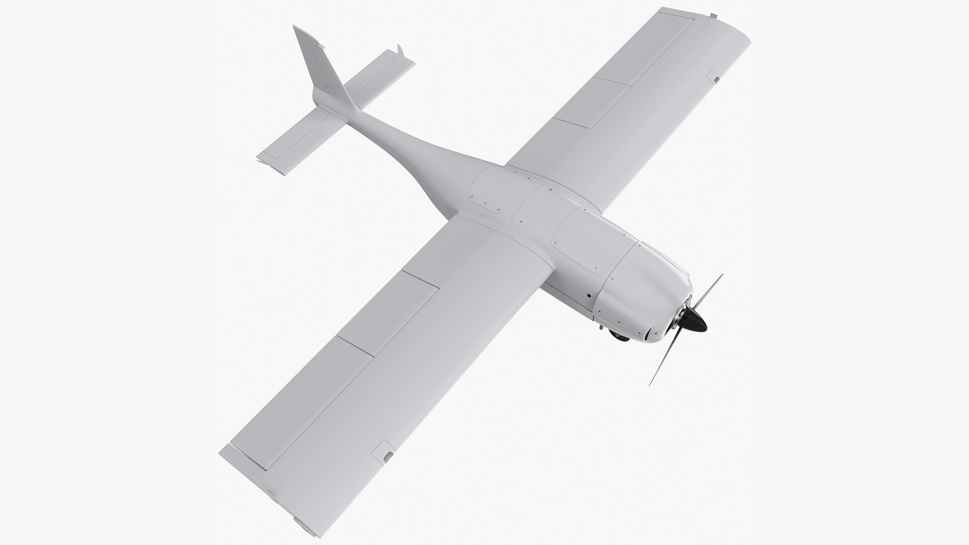 Combat Drone Rigged 3D model preview
