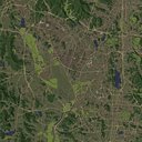 Suwon South Korea - city and urban in 20 km x 20 km