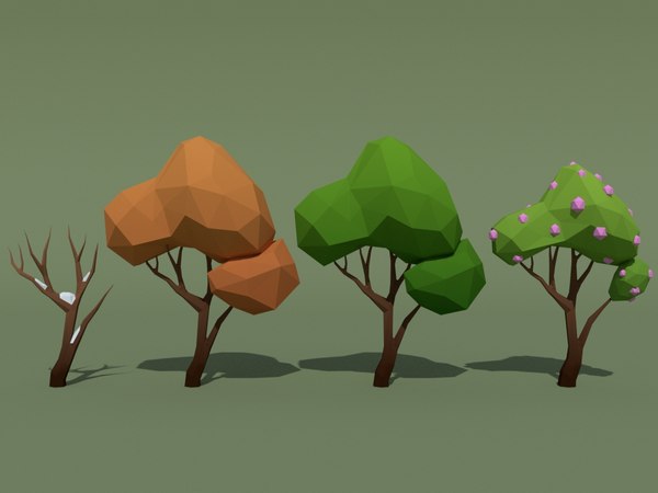 Pack trees 21 bonus 3D model - TurboSquid 1216495