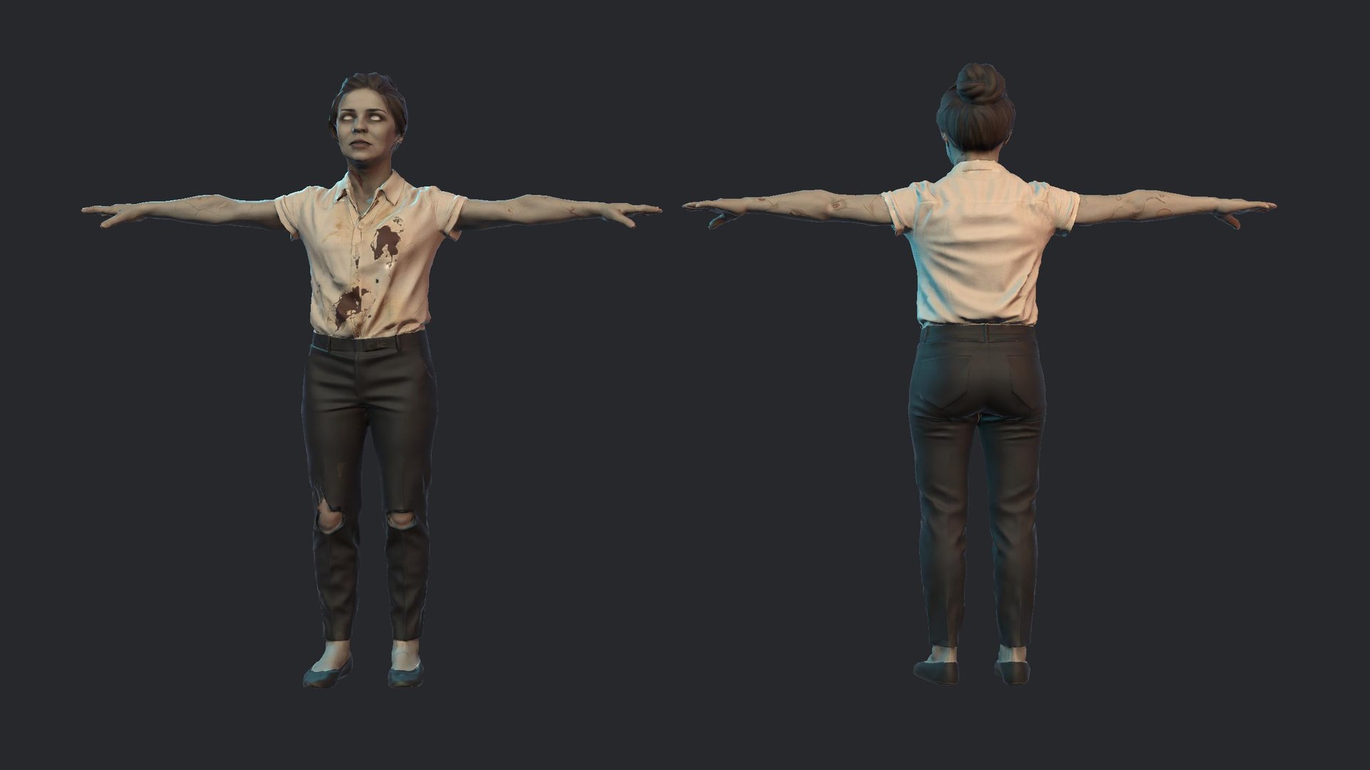 Zombie Characters Pack Vol 1 Model - TurboSquid 2515402