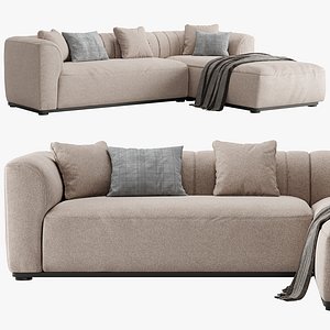 Cooper Right Sofa 3D model