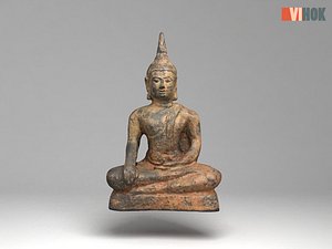 3D ancient buddhas model