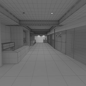 commercial premises floor 3D