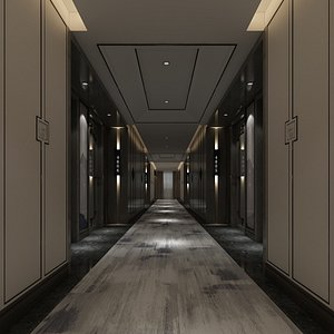 3D Hotel Aisle 3