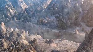 Arctic Iceberg Cliff Environment 3D model