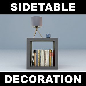 sidetable table 3d model