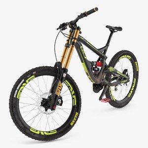 GT Fury Downhill Mountain Bike Rigged for Maya