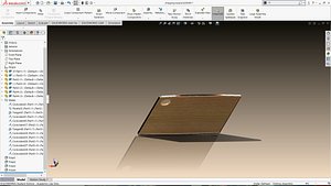 3D chopping board model