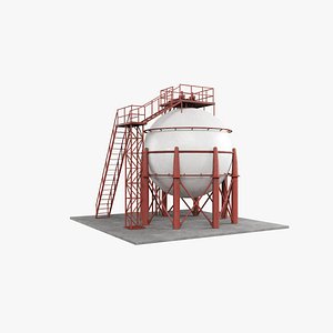 refinery v1 3D model