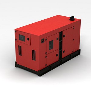 red generator 3d model