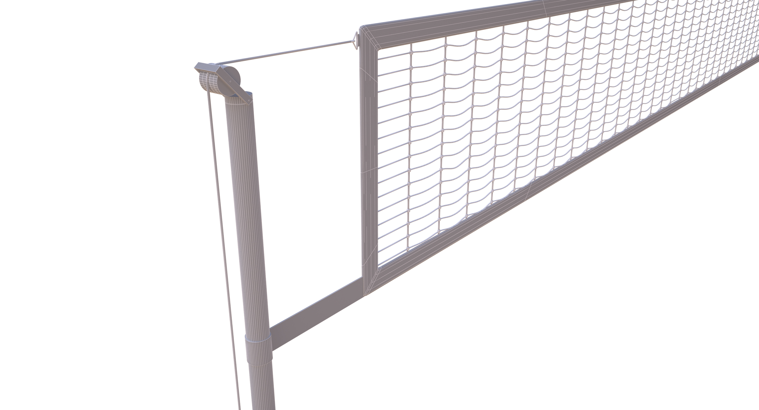 Volleyball Net and Badminton Net 3D model TurboSquid 1730501