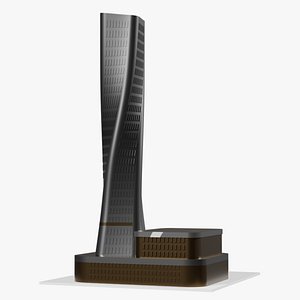 3D Dubai Wasi Tower