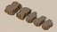 Lowpoly Rock und Stein Mega Pack