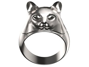 3D Cat Ring model