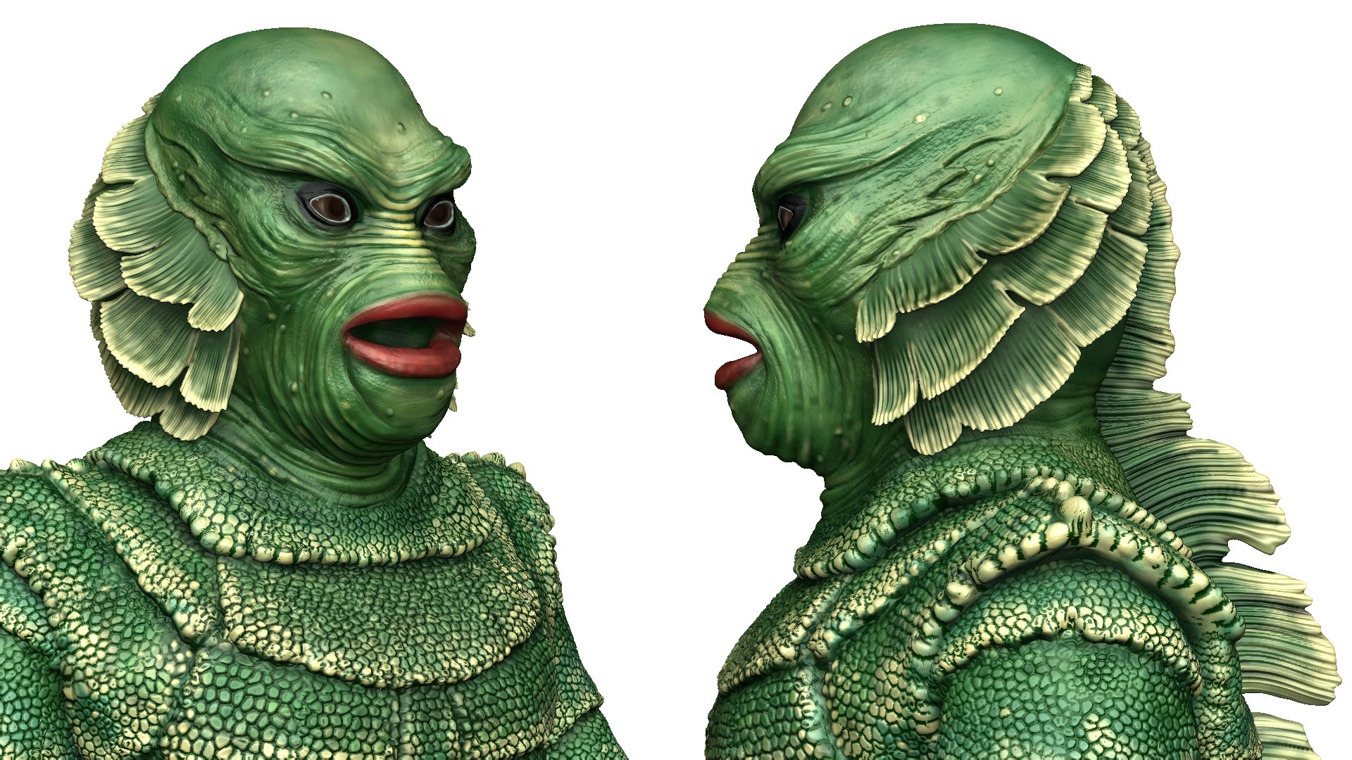 Creature From Black Lagoon 3D Model - TurboSquid 2066342