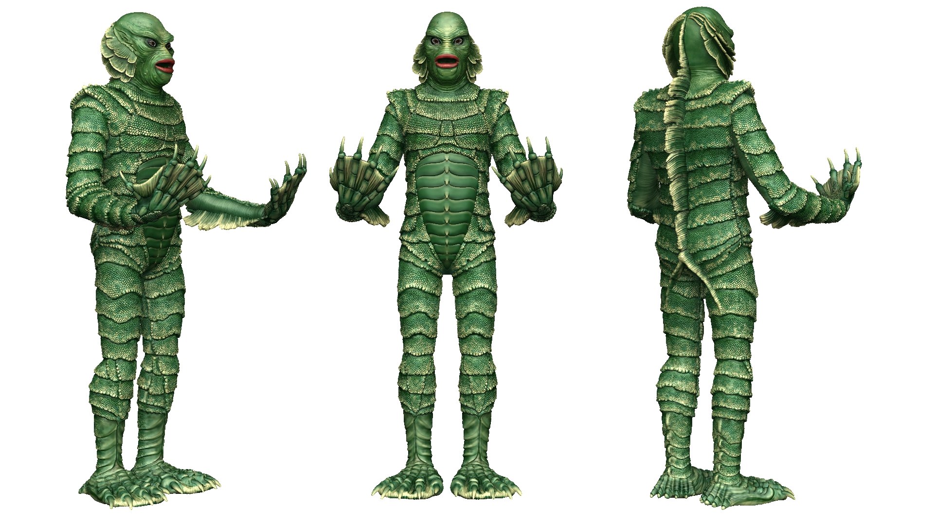 Creature From Black Lagoon 3D Model - TurboSquid 2066342