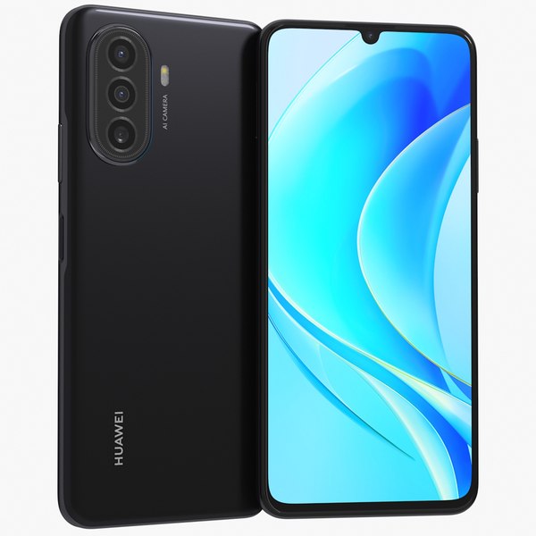 modelo 3d Huawei Nova Y70 Negro - TurboSquid 1934376