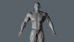 3D model bodybuilder