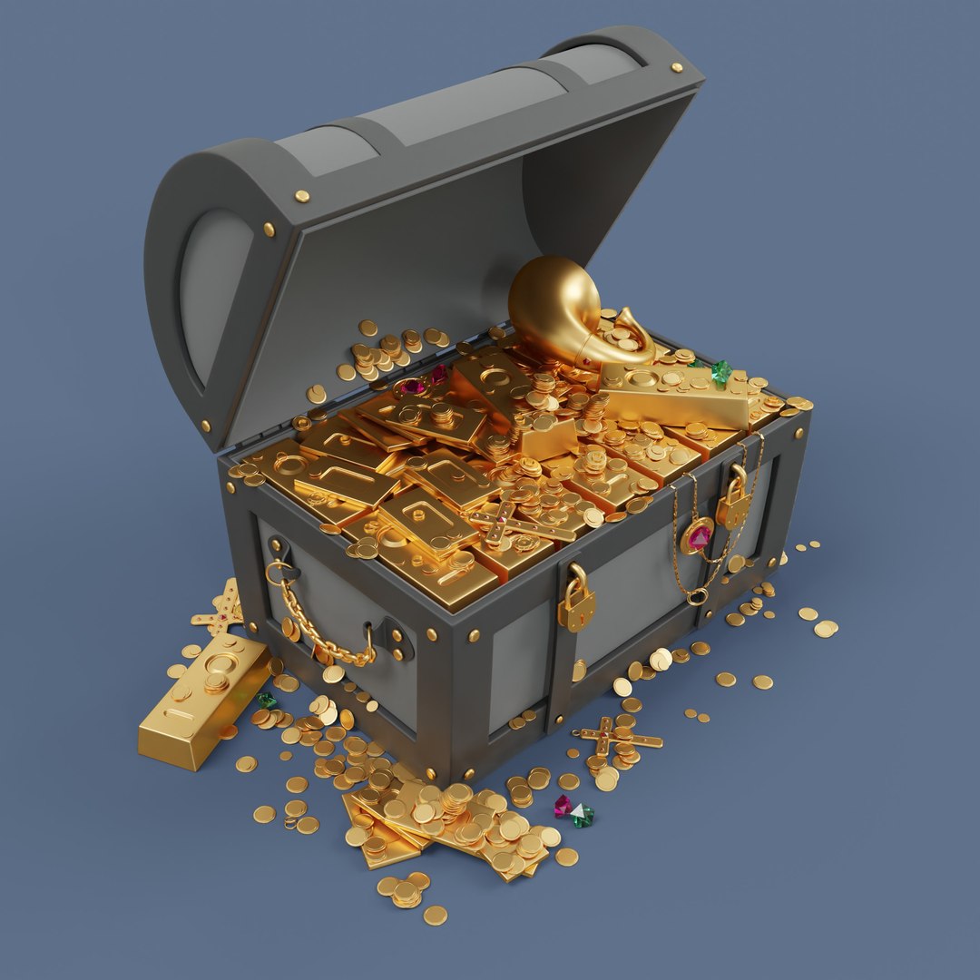 3D Treasure Model - TurboSquid 2245599