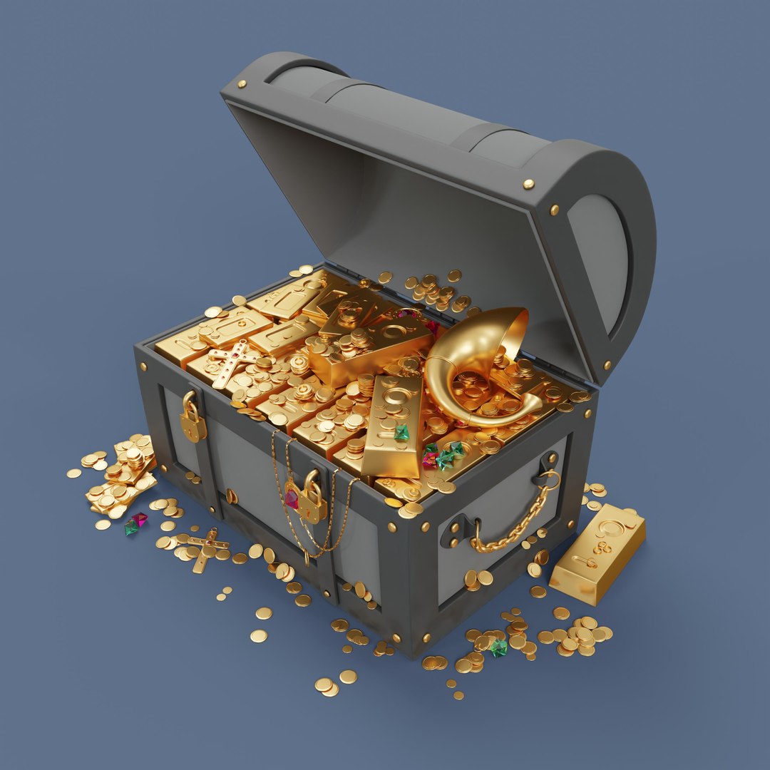 3D Treasure Model - TurboSquid 2245599