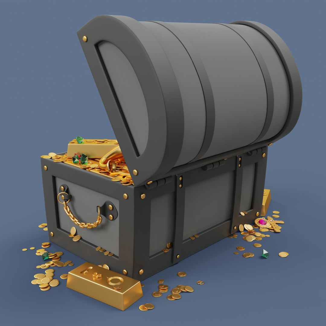 3D Treasure Model - TurboSquid 2245599