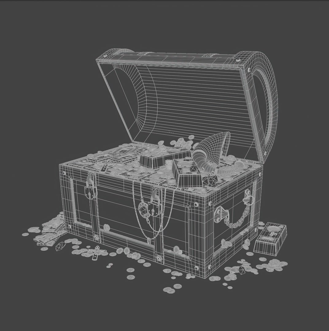3D Treasure Model - TurboSquid 2245599