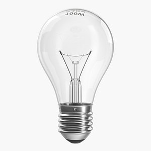 3D model Incandescent light bulb